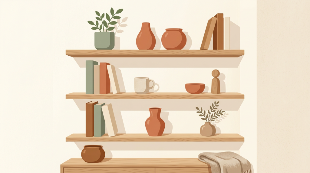 décoration maison : Le bois clair et le blanc, socle de la palette